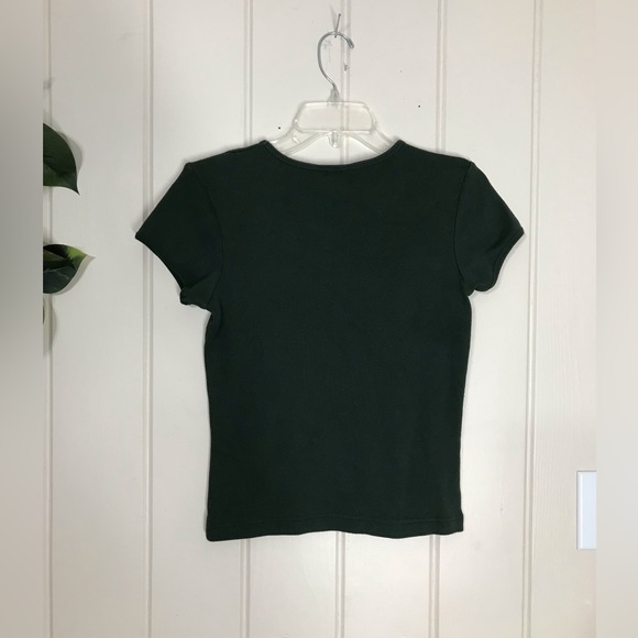 Abercrombie & Fitch Green Airborne 92nd Division Graphic Blouse 
Medium 8 - 10 - Picture 7 of 14